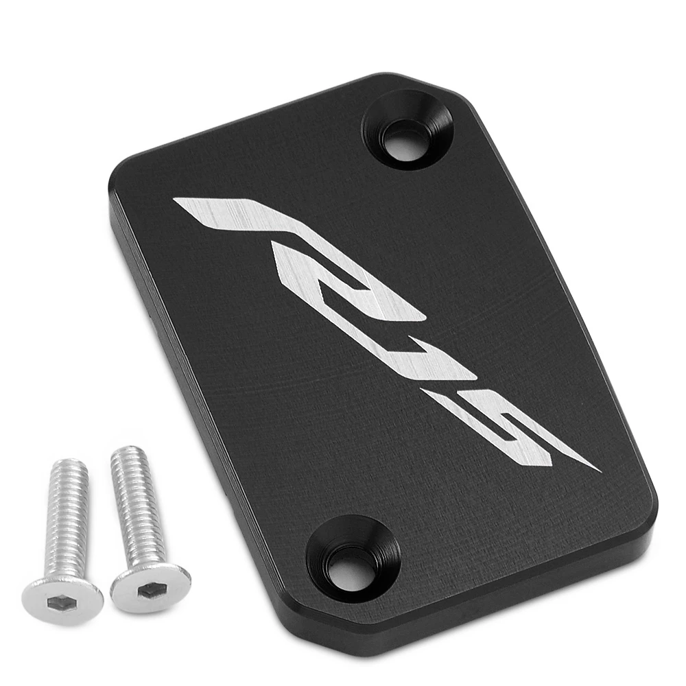 nhanh Motorcycle CNC Aluminum Brake Fluid Fuel Reservoir Tank Cap Cover For Yamaha YZF R3 YZF-R3 2015 2016 Moto Brake Lever Cover Black
