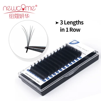 

Newcome Easy Fan Volume Lashes Auto Flowering False Mink Natural Soft Cilios 1S Blossom Lashes Camellia Lashes Extension