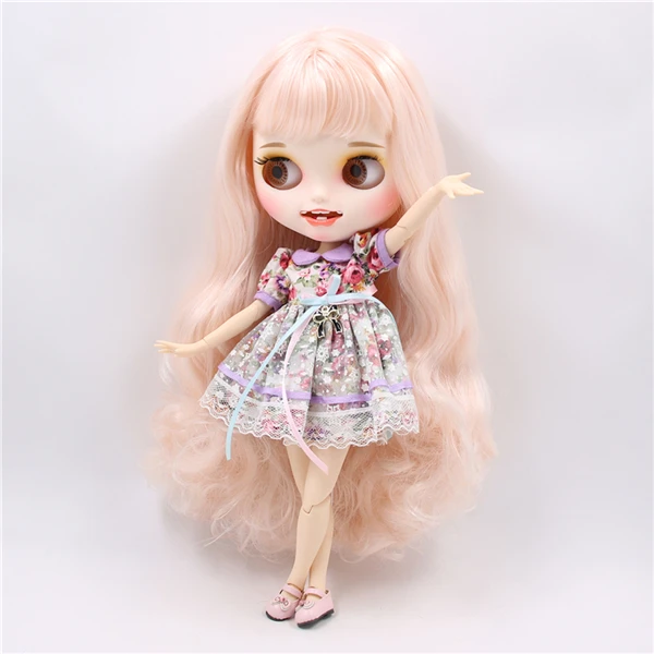Fortune Days 1/6 bjd кукла dbs joint body Новое матовое лицо мягкие волосы smail лицо белая кожа с бровями блеск для губ SD DBS Подарочная игрушка - Цвет: like a picture