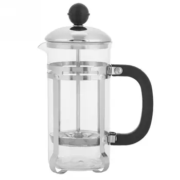 

350Ml Stainless Steel Glass Hollow Coffee French Filter Coffee Pot Coffee Tea Pot Press Plunger