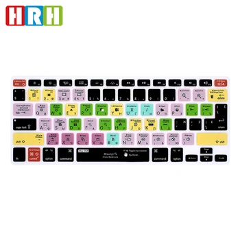 

HRH OSX Russian Functional Silicone Keyboard Cover Skin for Mac Air Pro Retina 13"15"17"EU/US Layout Keyboard Protective Film