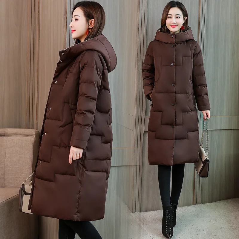 

Down Jacket Cotton-padded Clothes Women's Mid-length 2018 New Style Slim Fit Warm WOMEN'S Dress Popular Coat Women's Winter over
