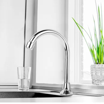 

G1/2" Bathroom Laboratory Basin Sink Foot Pedal Faucet Medical Hot Cold Copper Pedal Water Tap