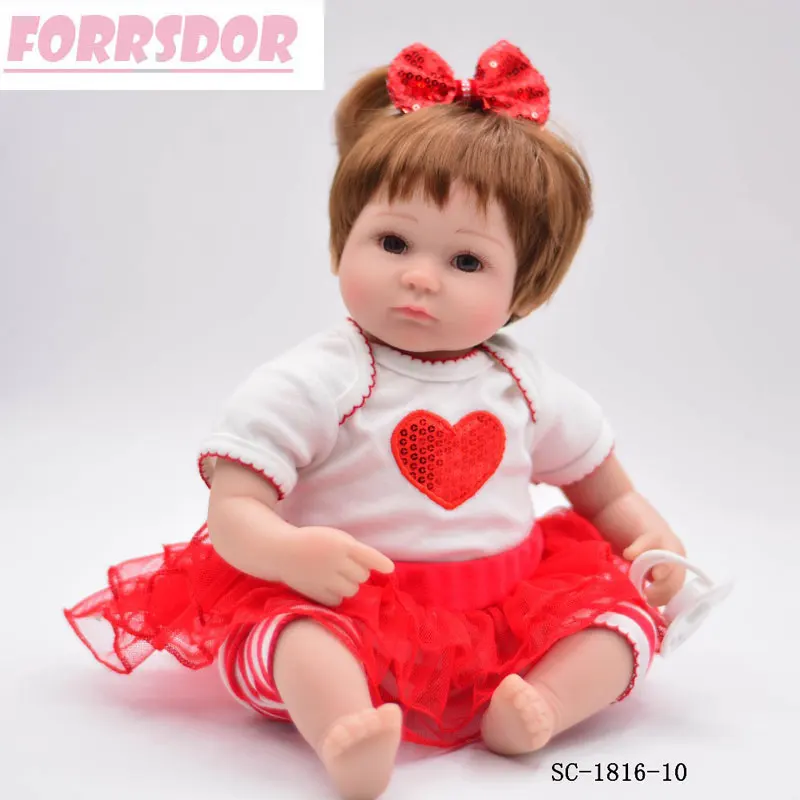 Be Reborn Forrsdor 40 см силиконовые куклы для новорожденных игрушки девочек лучшие