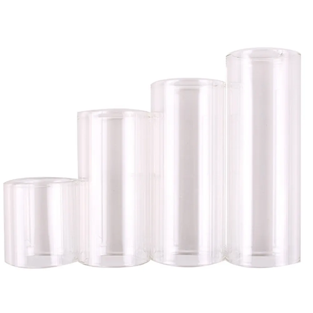 Набор горлышек из прозрачного стекла 4 шт. горлышко для стеклянной гитары горка