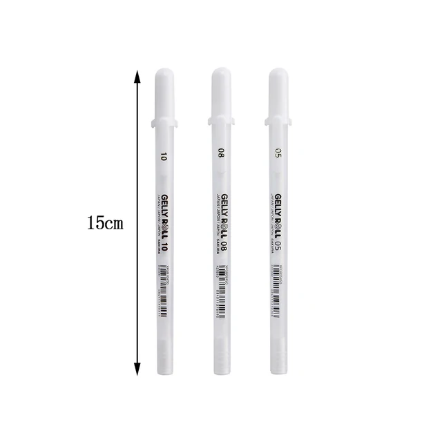 Sakura Gelly Roll Classic White Highlight Pen Gel Ink Pens Bright Color  Markers Pen For Drawing Art Design Manga Supplies Gifts