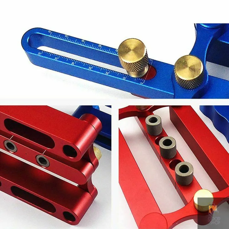 

Self Centering Vertical Punch Locator Kit Positioning Fixture 6/8/10MM Drilling Woodworking QP2