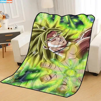 

Personalized Blankets Custom Dragon Ball Super Blankets for Beds Soft TR DIY Your Picture Dropshipping Throw Travel Blanket