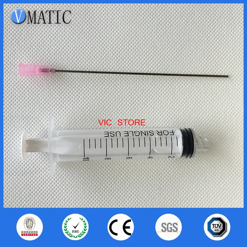 Free Shipping 18G 10cm Tubing Length Needles With 10ml/10cc Luer Lock Dispensing Syringes | Обустройство дома