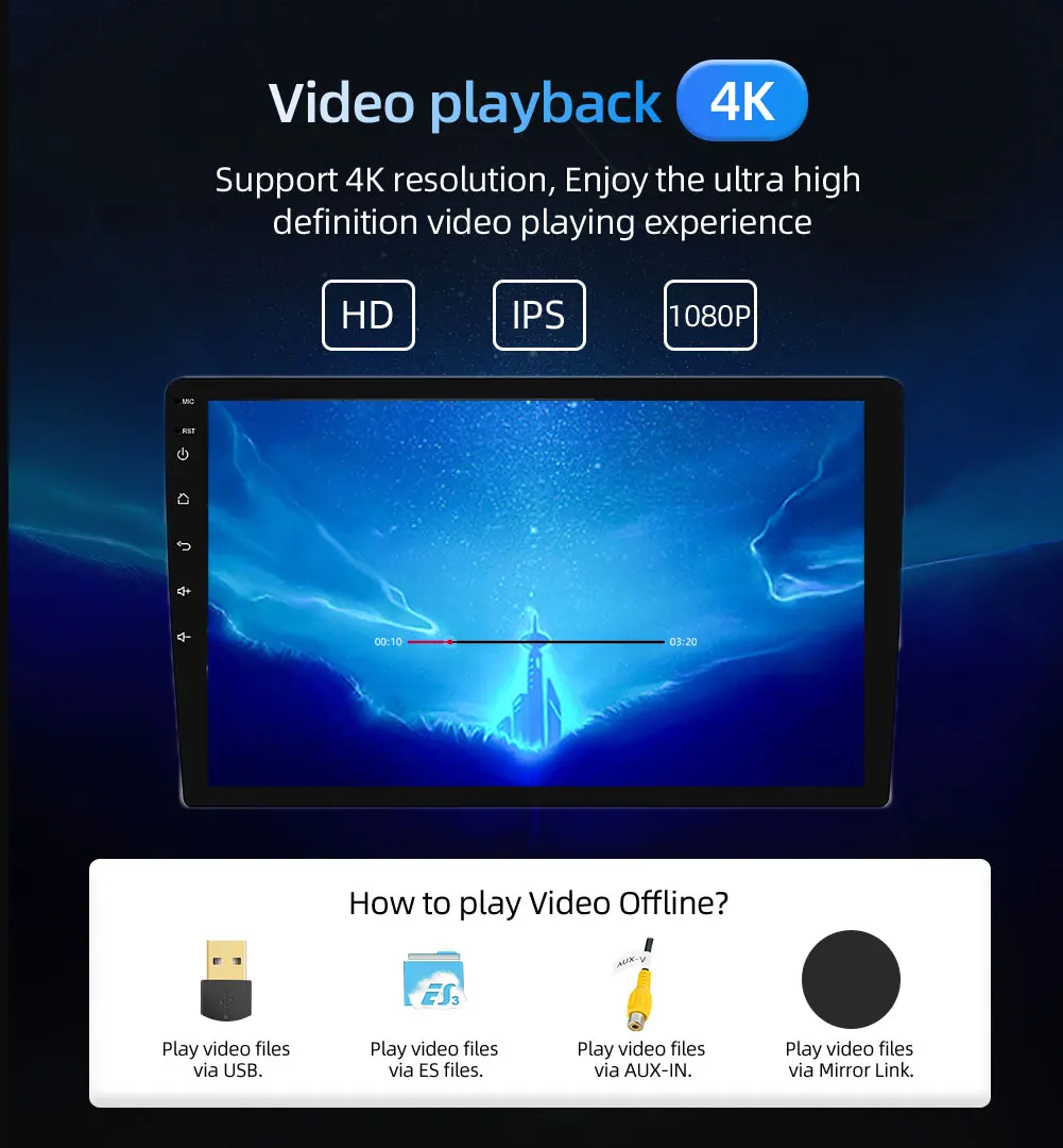 Best 2 din Android 9.0 Octa Core PX6 Car Radio Stereo GPS Navi Audio Video Player Unit PC Wifi BT HDMI AMP 7851 OBD DAB+ SWC 4G+64G 25