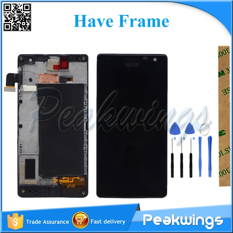 

Xiao Tested LCD For Nokia Lumia 730 LCD For Nokia Lumia 735 LCD Display With Touch Screen Assembly