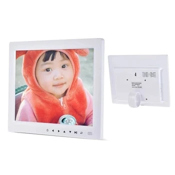 

RISE-10 Inch HD Digital Photo Frame Desktop Album/Display Ie/1080P MP4 Video/MP3 o/TXT EBook/ Clock /Calendar /Support Au