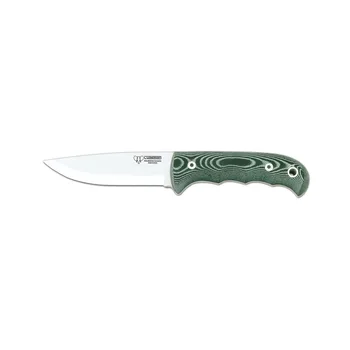 

Cudeman knife 148-V * Bushcraft stainless steel sheet MoVa 1.4116 11 cm green MiCard grip 11,5 cm