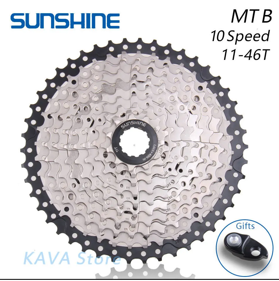 SUNSHINE 11-46T 10 скоростей MTB горный велосипед кассета маховик звездочки совместимы с SHIMANO m590 m6000 m610 m780 X9