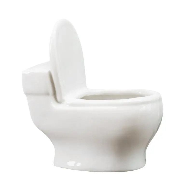 Творческий мини туалет форма мясистый керамический цветочный горшок Сад домашний декор цветочный горшок