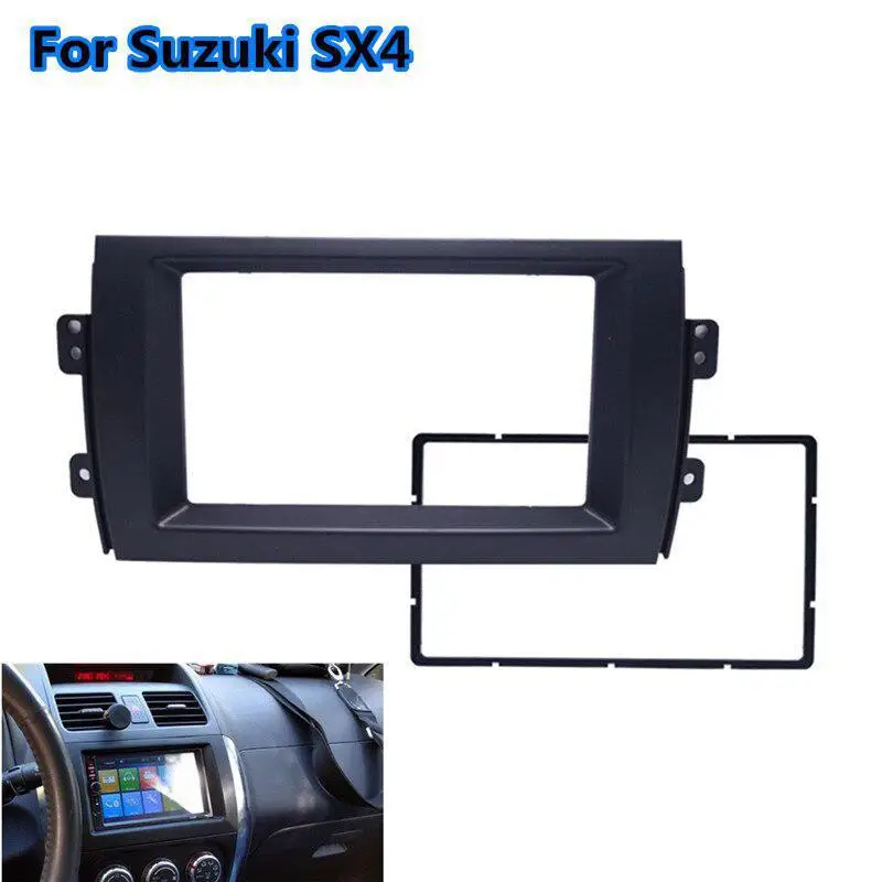 Рамка для автомагнитолы рама DVD панели навигационной крепление радио Suzuki SX4