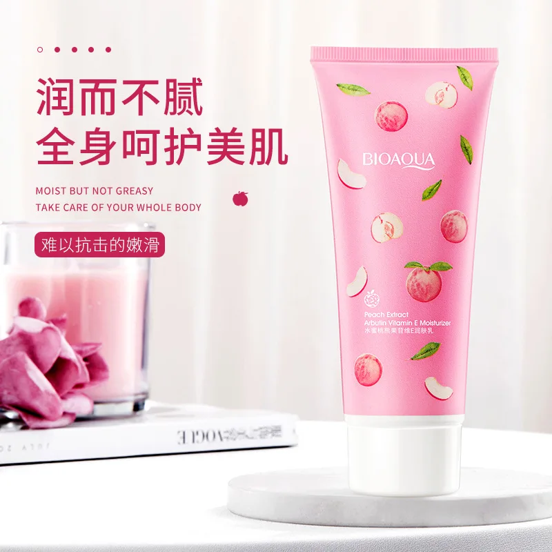 

Bioaqua Peach lactobacillus vitamin E moisturizing lotion moisturizing and repairing improve dark heavy body lotion