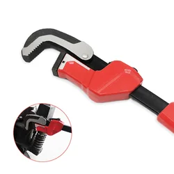 Llave Universal de 12 pulgadas, herramienta de tubería de agua, trinquete, llave de fontanería, tuercas, llave multifunción, herramientas manuales de reparación para el hogar
