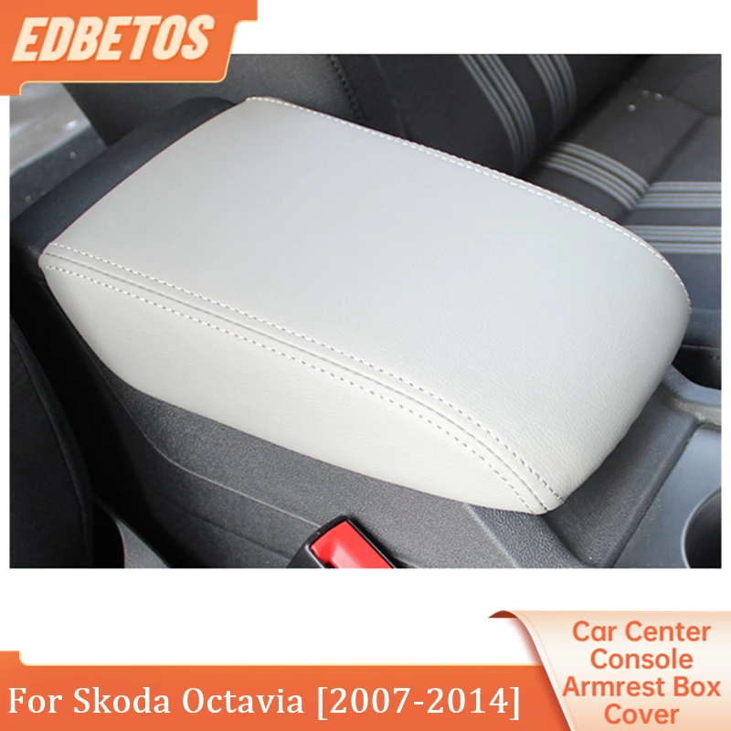 For Skoda Octavia 2007 2008 2009 2010 2011 2012 2013 2014 Car Central Armrest Box Cover Center Console Protection Case
