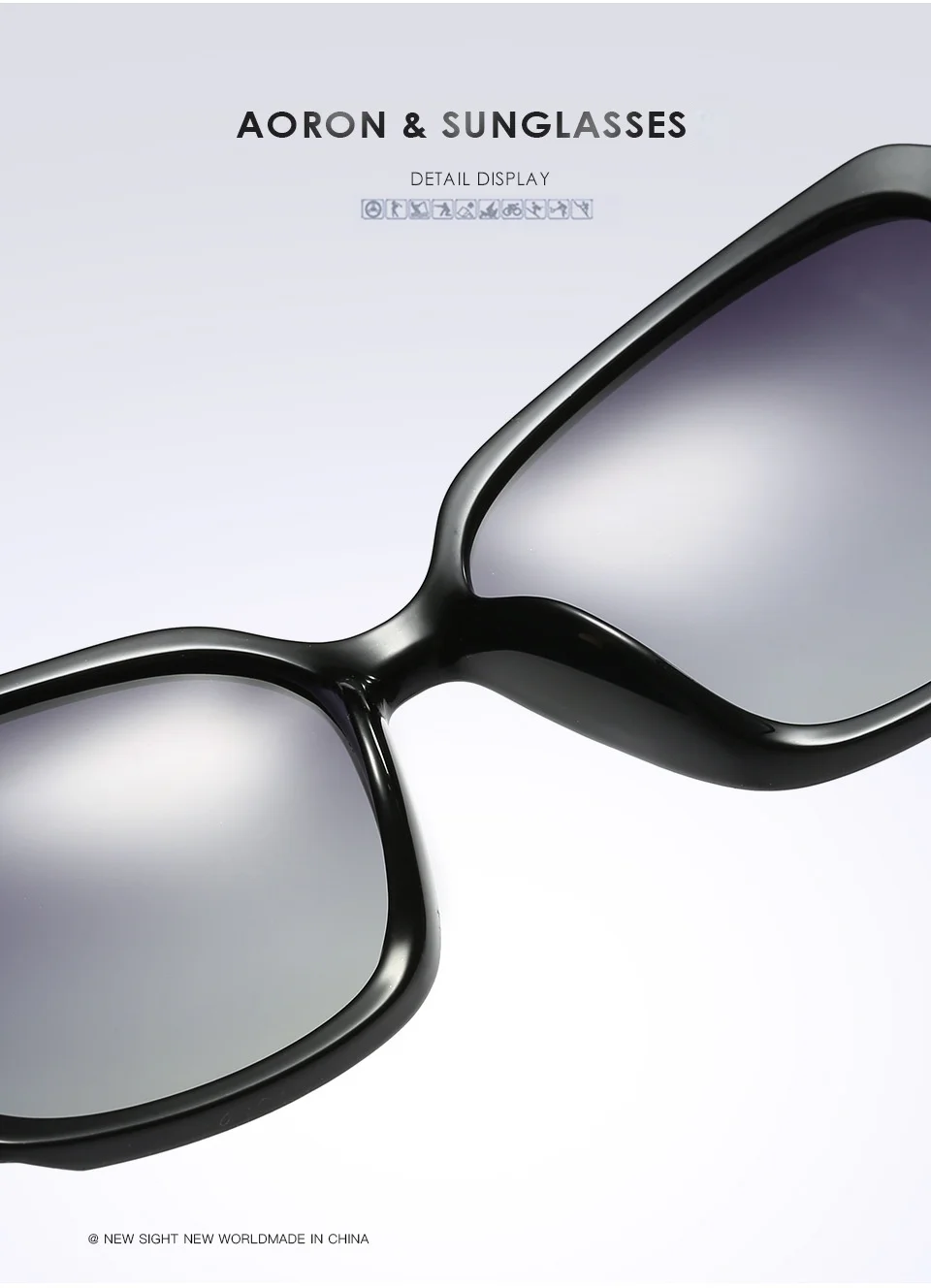 Women’s Fashion Polarized Sunglasses Lens UV400 Protection