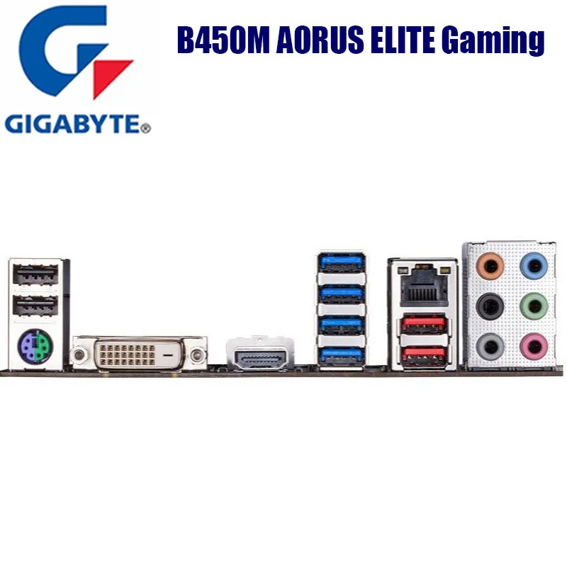 GIGABYTE B450M AORUS ELITE Socket AM4 2nd and 3rd