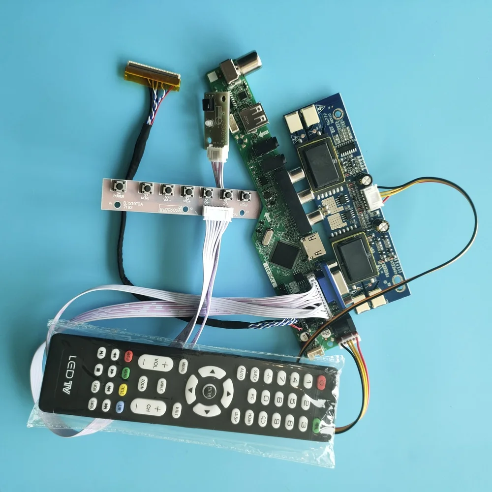 

Плата контроллера LTM170EU-L21 1280X1024 17 "30pin AV TV HDMI-совместимая карта интерфейс USB комплект ЖК-дисплей 4 лампы цифровой сигнал