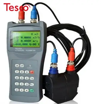 

portable ultrasonic flowmeter water digital flow meter sensor counter indicator flow device caudalimetro DN15-100mm DN50-700mm