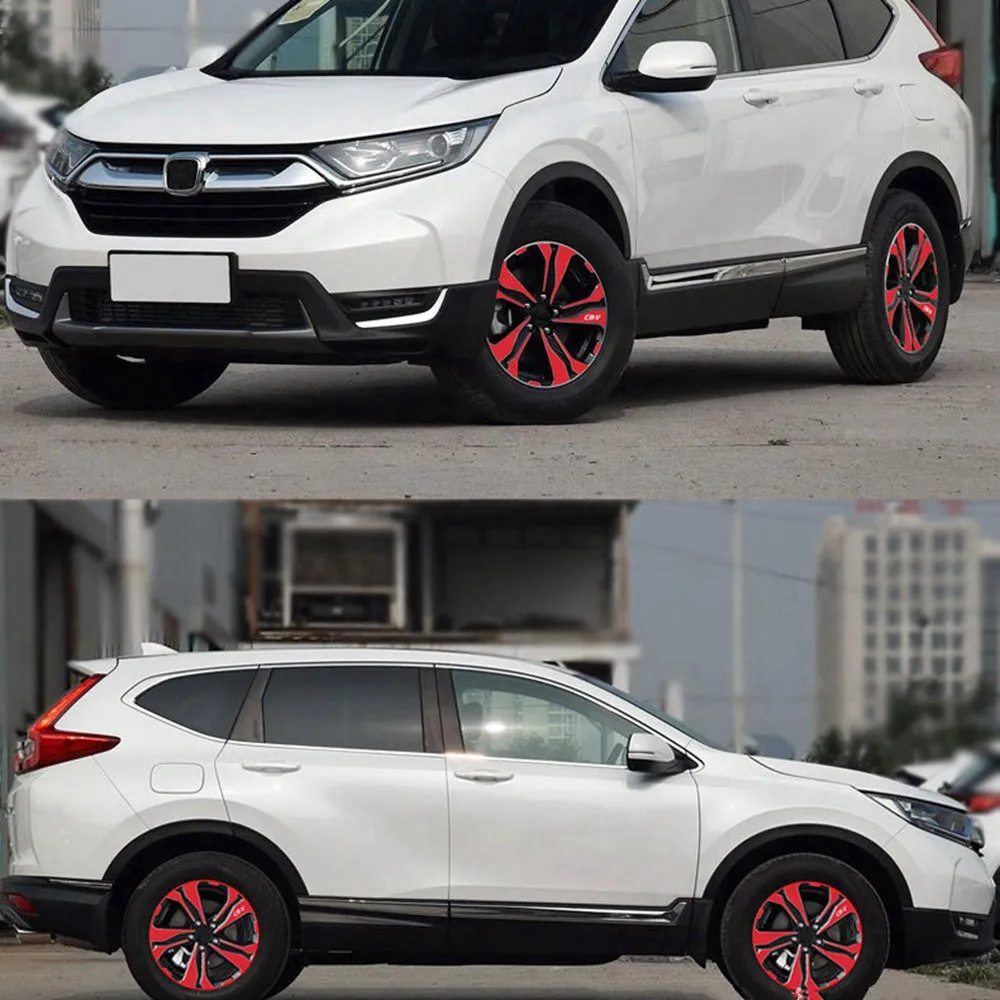 Авто колеса наклейки втулки наклейки для Honda CR-V автомобиль-Стайлинг автомобильные шины обода украшения аксессуары для Honda CRV