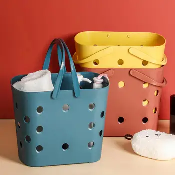 

Portable hollow kitchen storage basket fruit and vegetable frame bathroom wash basket bath basket drain vegetable basket