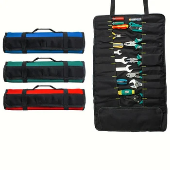 

Multifunctional Oxford Cloth Folding Key Bag Tool Roll Storage Pocket Tools Pouch Organizer Holder Portable Case New 2020