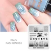 Nail Art Stamping Plate Shading Brush strokes Gradients Image Printing Template Stainless Steel Nail Design Stamp Mold Tools 4