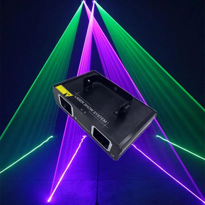 Фонарь Лазерный с 2 линзами красный зеленый синий RGB-луч DMX 512 | Лампы и освещение