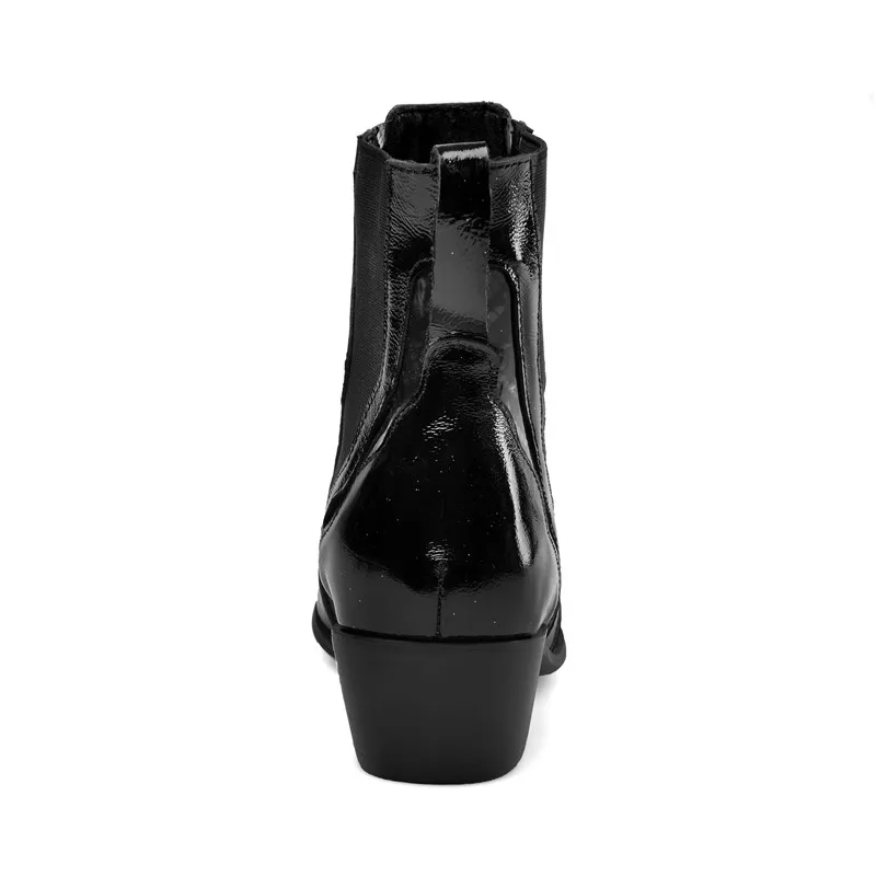 ASUMER big size 45 ankle boots women round toe slip on autumn winter Chelsea boots comfortable low heel casual shoes woman
