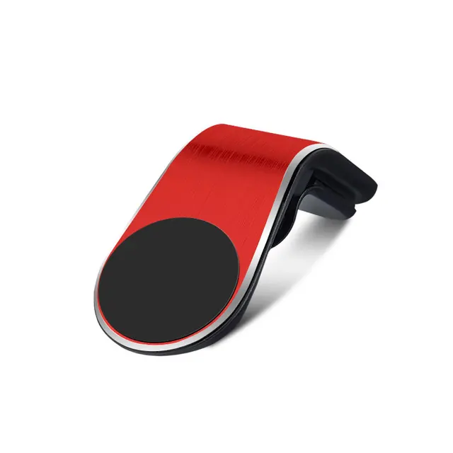 1pcs Car Phone Holder L Type Air Vent Clip Stand Car accessories For Land Rover Ranger Freelander Evoque Rover Sport Evoque L322 Red