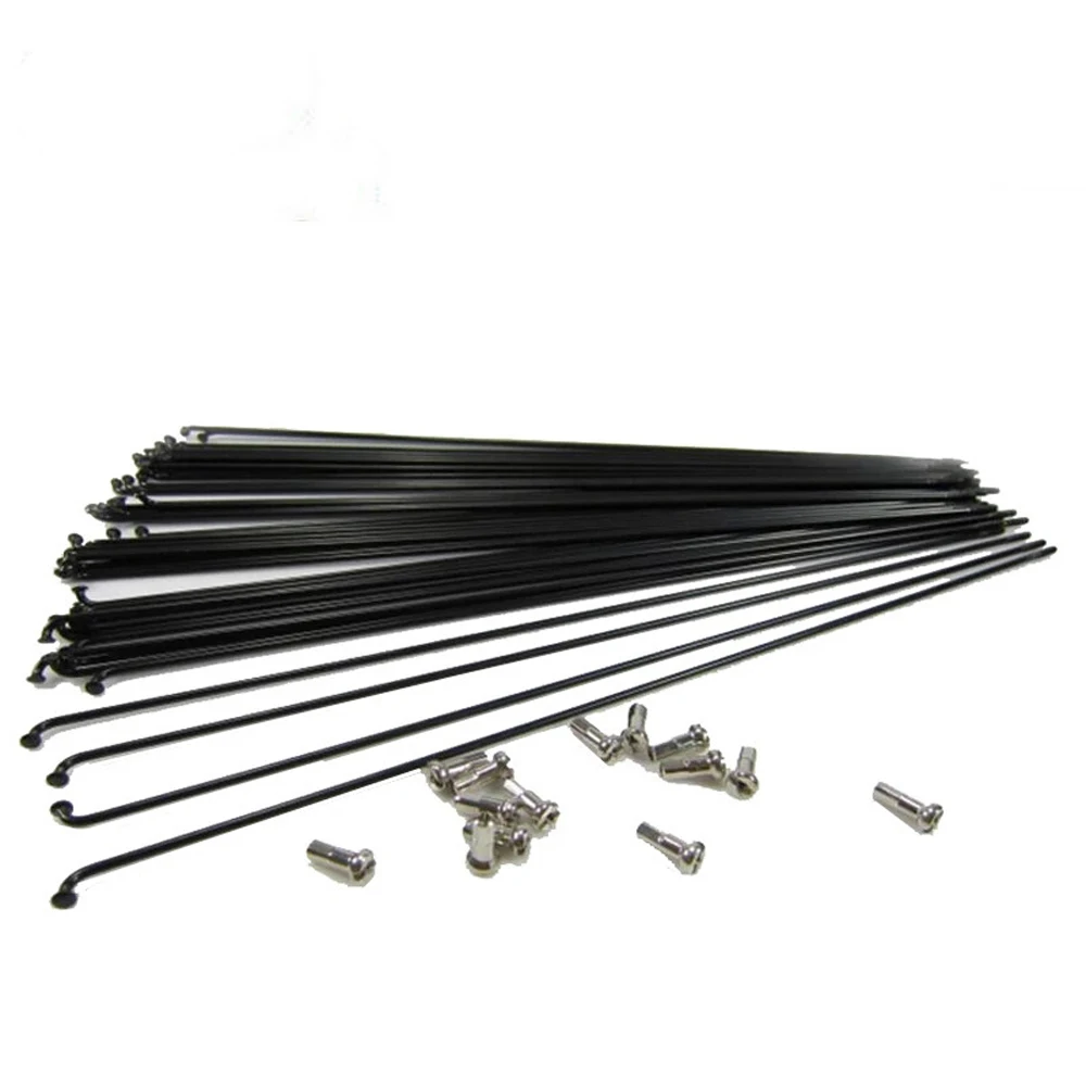 14G Bicycle Spokes With Nipples 171mm-210mm Stainless Steel Copper MTB Mountain Bike 40PCS