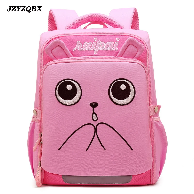 

JZYZQBX Children's School Bag Cartoon Animals Backpack Kids Orthopedic School Bags mochila escolar School Backpack For Girls boy