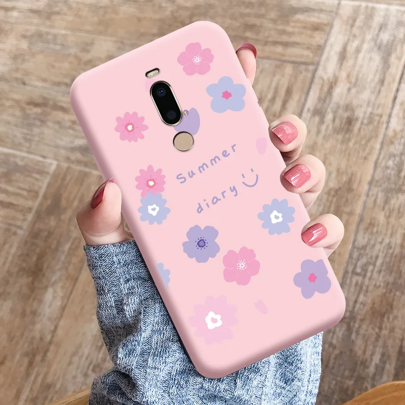 Love Shape TPU Soft Shell For Meizu V8 Prime Case Matte Silicone Fundas For Meizu M8 Case Cute Cartoon Phone Cover For M8 Lite 