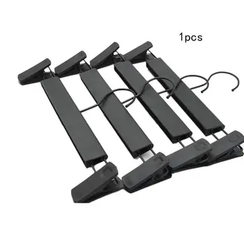 

Korean Non-Slip Black Plastic Pants Clip Multi-Function Stretch Pants Rack Pants Rack Clothing Store No Trace Hanger