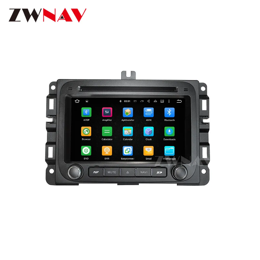 4+64 7Inch Android 10.0 screen Car Multimedia Player For Dodge RAM1500 2014 GPS navigation Auto Audio Radio stereo IPS head unit