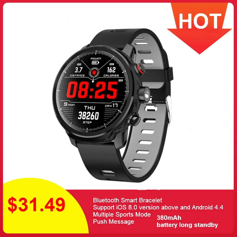 

L5 Smart Watch Men IP68 Waterproof Reloj Hombre Mode SmartWatch With ECG PPG Blood Pressure Heart Rate Sports Fitness Watches