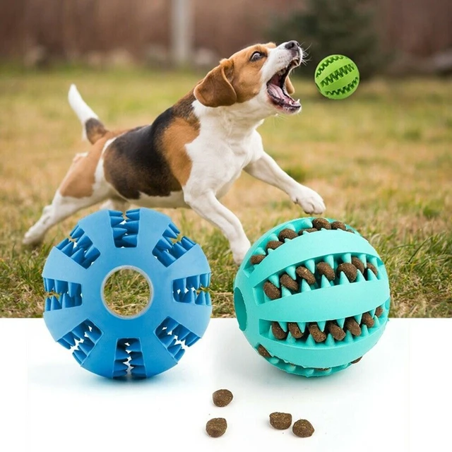 Pet Dog Interactive Toy Balls for Small Large Dogs Puppies Cat Tooth  Cleaning Funny Chewing Toy 