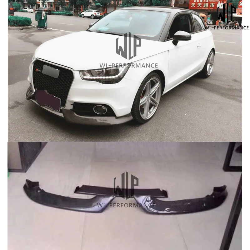 A1 High Quality Carbon Fiber Threepiece Suit Front Splitters Car
