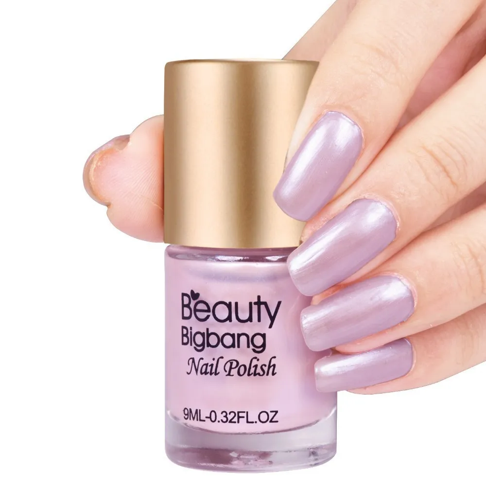 BEAUTYBIGBANG 9 мл оболочка проблесковый лак для ногтей Блестящий Блеск лак для ногтей лак для маникюра зеленый лак для ногтей