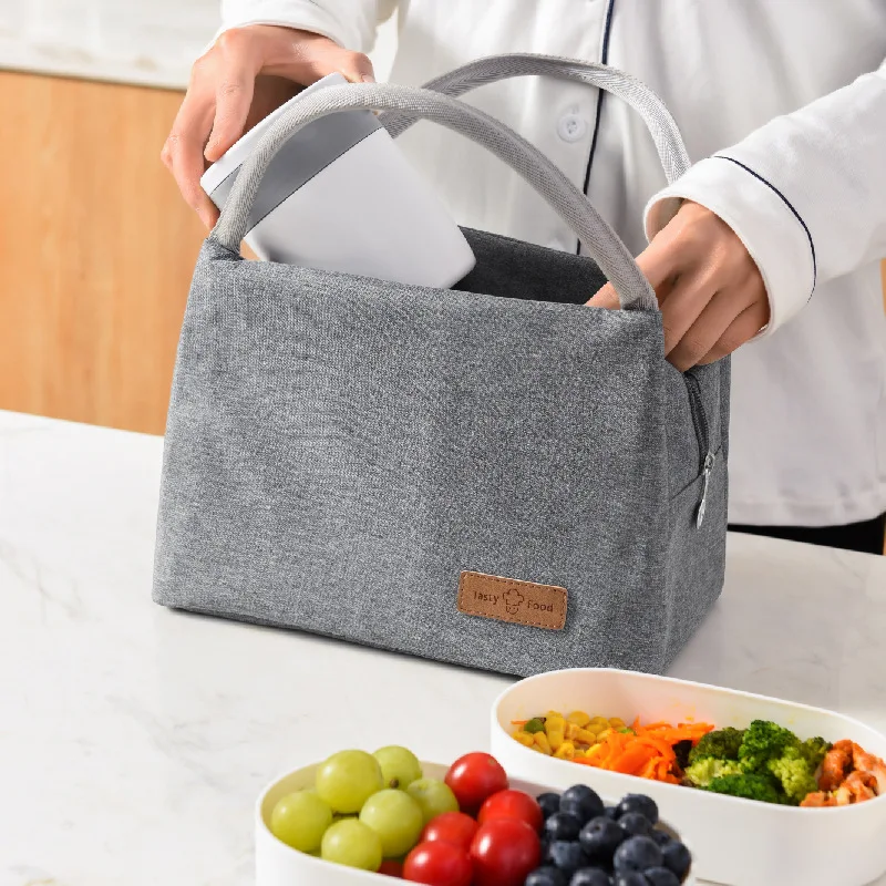 Borsa termica per il pranzo, borsa termica portatile isolata, contenitore per alimenti freddi, scuola, picnic, per uomini, donne, bambini, viaggio, lunchbox_voghion.com