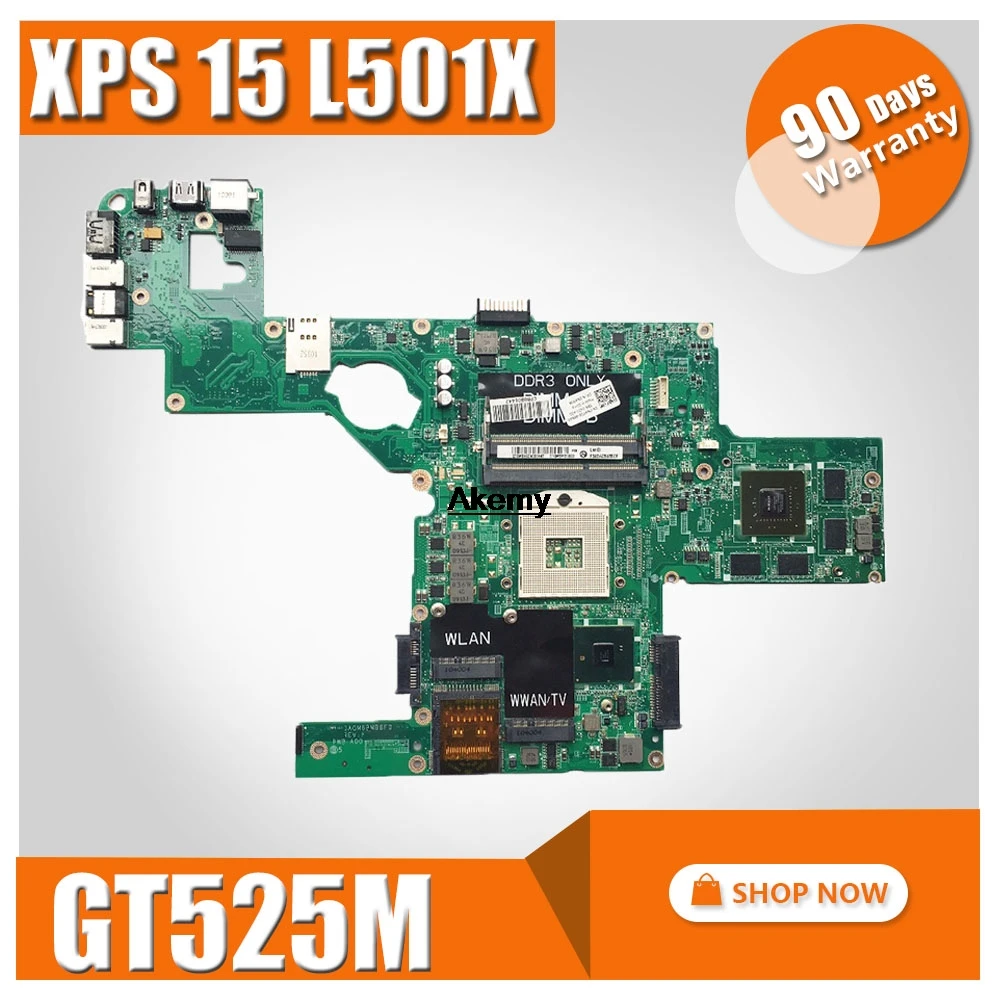 

CN-0C47NF 0C47NF Main Board For Dell XPS 15 L502X PC Motherboard DAGM6CMB8D0 HM67 DDR3 GT525M Video card 1GB