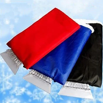 

1Pc Car Ice Scraper Window Car Accessories Winter Gloves Snow Shover Tool Warm Clean Ice Cleaner Removal Gloves Cars Ice Scraper