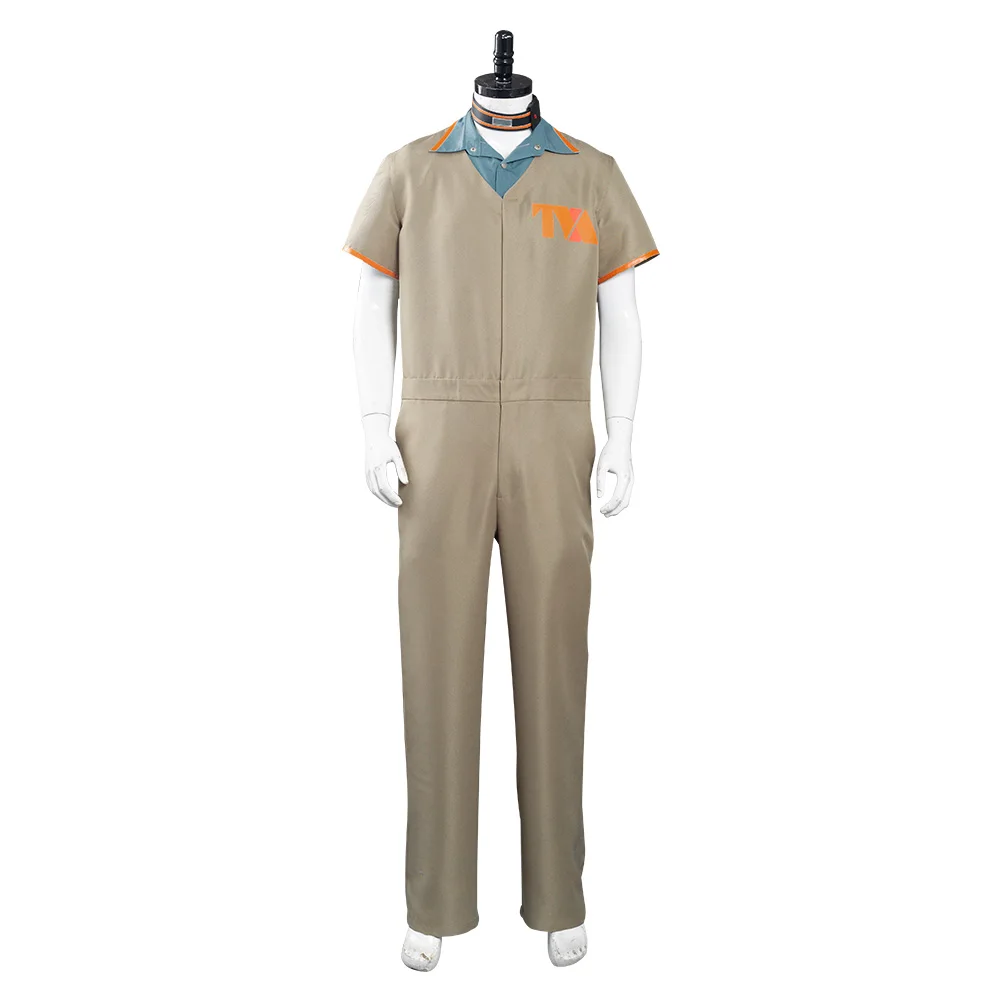 Loki Cosplay Costume Tva Prison Uniform 