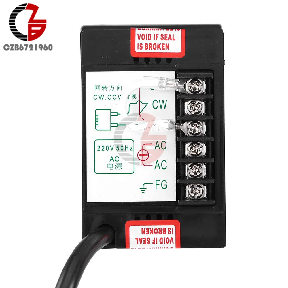 400 Вт AC 220 В регулятор скорости, мотор-редуктор 3,96 Однорядный 6pin, плавный мягкий Пуск, Бесщеточный Регулятор скорости двигателя