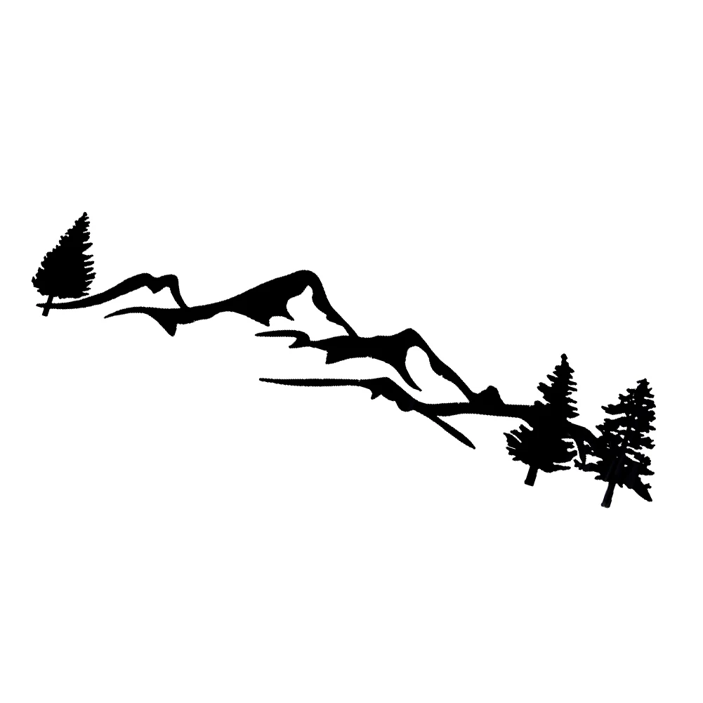 Tree Mountain Decal Scene Large Northwest 100cm Car Sticker Truck RV Offroad