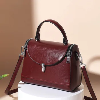 

Women's Bag 2019 New Type Leather Skew Bag Lady's Single Shoulder Skew Bag
